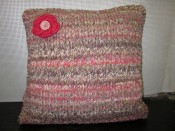 Moss Stitch Border Cushion